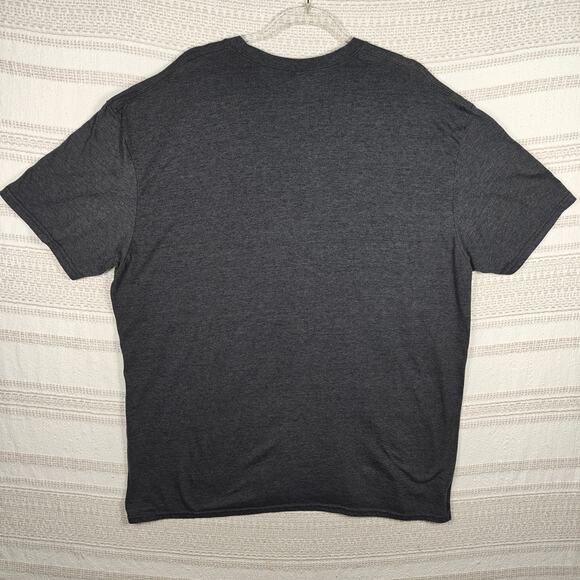 Gildan Not a Hugger Graphic Tee Charcoal Gray T-Shirt Size 3XL - Picture 2 of 7